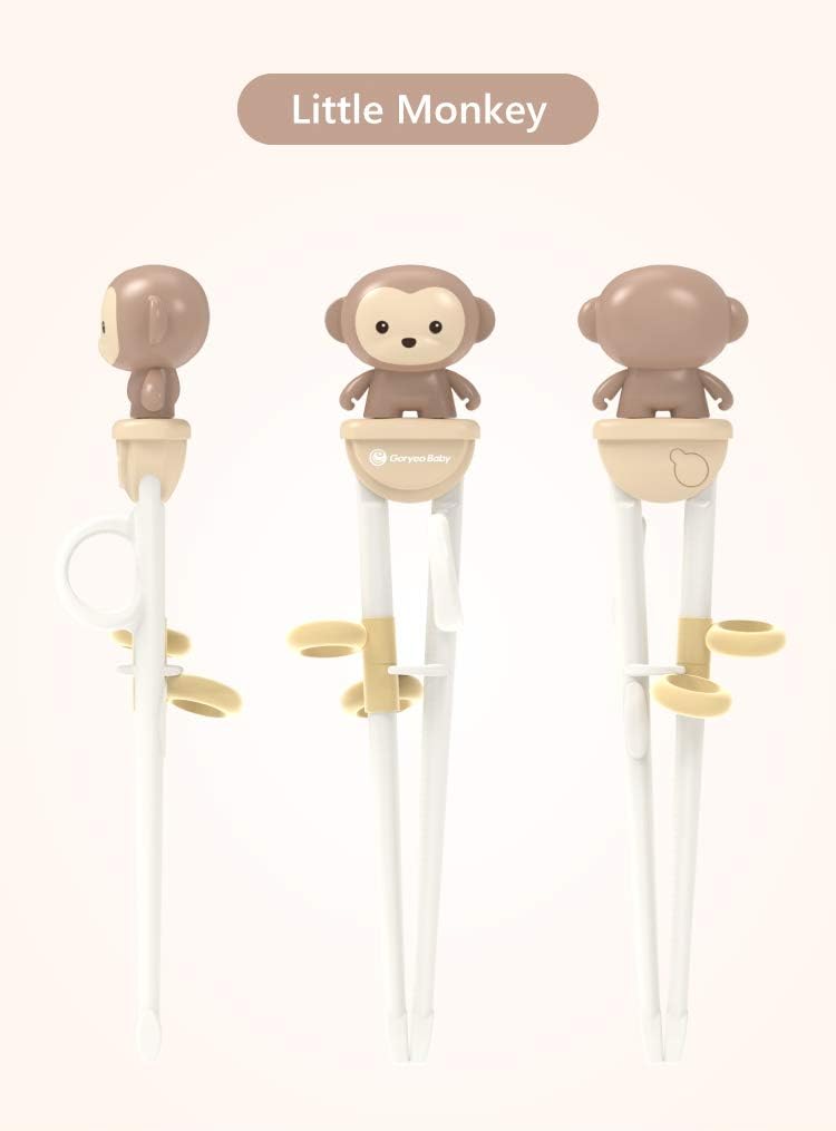 Goryeobaby Goryeo Baby Training Chopsticks for Kids - Kids Chopsticks Use Completely Harmless Material - Anti-dislocation Buckle Design - Includes Portable Box - Image 3